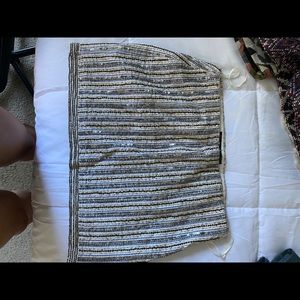 Zara mini embellished skirt
